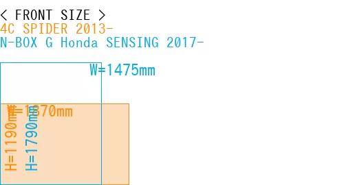 #4C SPIDER 2013- + N-BOX G Honda SENSING 2017-